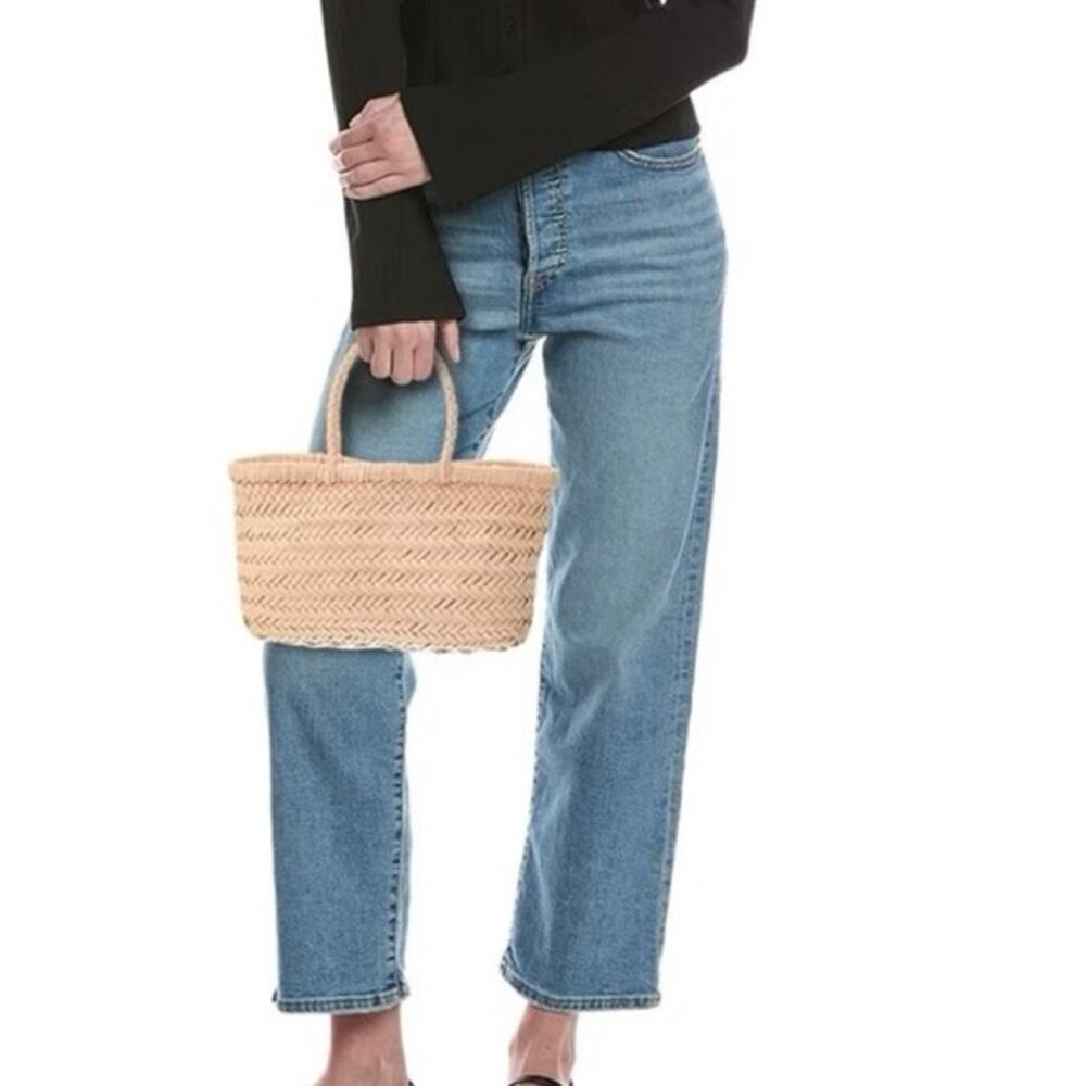 Dragon Diffusion Mini Flat Gora Tote, Beige